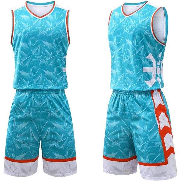 Maillot Basket Enfant Et Adulte - Ensemble Jersey + Short - Respirant Et Anti-transpiration - Polyester
