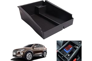 ITDEGNO Scatola Portaoggetti del Bracciolo Central Console Armrest Storage Box per Tucson 2015-2020 automatico