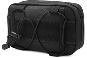 Huntvp Marsupio Uomo Sportivo, Borsetta a Tracolla Militare Borsa per Campeggio Escursionismo Ciclismo Viaggio Trekking Porta Smartphone Chiave Denaro