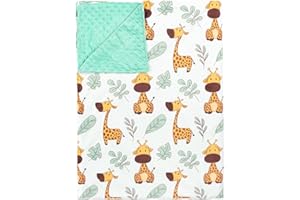 FUNUPUP Couverture Bébé pour GarçOn Fille Double Face Couverture Enfant pour GarçOn Fille 75x100 cm