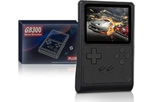 Damcoola Retro Game Console for Kids & Adults,mini Handheld Game Console Support 6000+ Games with 3.0 Inch Screen, Support TV (Black)