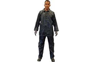 Gahibre Traje de Agua Completo | Chubasquero Plegable y Ligero | Traje Impermeable de Trabajo | Impermeable Pantalón y Chaqueta | Color Azul Talla XXL