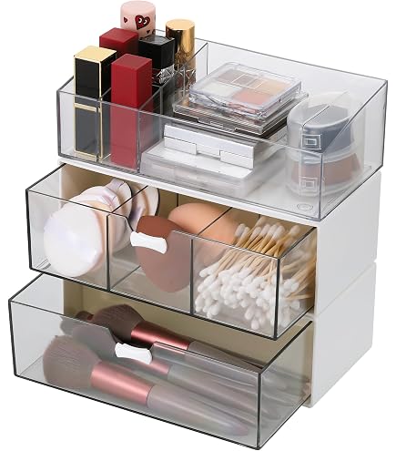 Maxmoc 2 Stück Make Up Organizer,Badezimmer Kosmetik Organizer