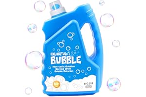 PIEKIDSFUN Bubble Concentrated Solution, 1L Bubble Machine Refill Solution for Bubble Toys Up to 2.6 Gallon Non-Toxic for Kids Birthday Bubble Wand, Bubble Blower Toys