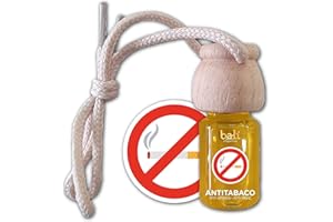 Bali fragancias Ambientador de coche ANTITABACO 6 ml 0% alcohol, absorbe el mal olor de tu vehículo