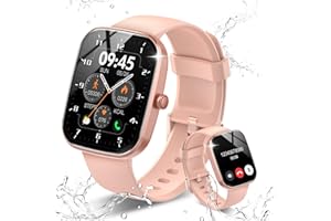 Csasan Smart Watch for Men Women Answer/Make Calls, 1.91" Touch smartwatch for men, 110+ Sports Modes with Heart Rate Sleep Monitor Step Counter, IP68 Waterproof Fitness Watch, Rose Gold