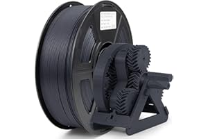IEMAI ASA Filament 1,75, ASA Kohlefaser Filament 3D Drucker Filament, ASA CF Filament Gefüllt 20% Kohlefaser, Sonnen und Witterungsbeständigkeit, Filament ASA 1,75mm, Dunkelgrau 1Kg Spule