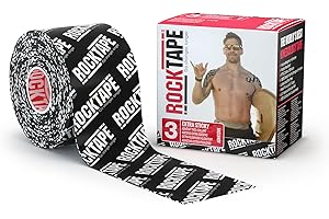 RockTape H2O Unisexe Non coupé - Bande kinésiologique élastique thérapeutique et Sportive - Bande Physio imperméable pour épaules, Chevilles, Coudes, Poignets