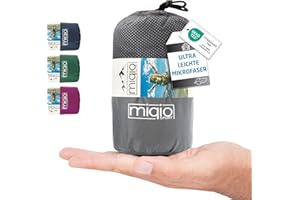 MIQIO Sportowa wkładka do śpiwora 2 w 1 i prześcieradło podróżne w rozmiarze XL - ultralekka wkładka do spania podwójne prześcieradło podróżne - wkładka wlotowa