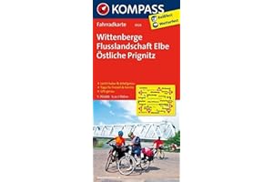KOMPASS Fahrradkarte 3026 Wittenberge - Flusslandschaft Elbe - Östliche Prignitz 1:70.000: reiß- und wetterfest