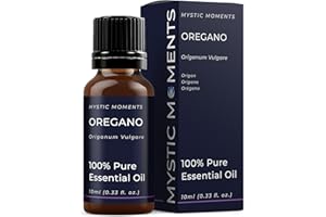 Mystic Moments | Oregano olejek eteryczny 10 ml – czysty i naturalny olejek do dyfuzorów, aromaterapii i masażu – mieszanki wegańskie bez GMO