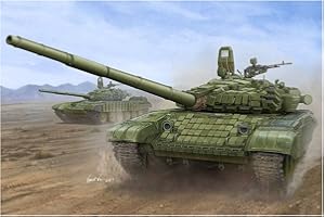 Trumpeter 750925 Russian T-72B/B1 (w reactiv Armor) 1/16 T72B/B1 MBT avec Contact 1", modèle de modélisme
