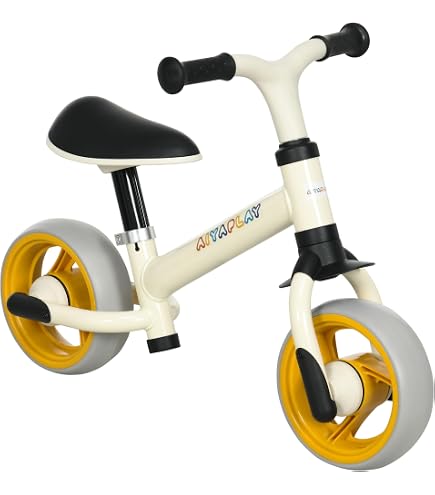 Draisienne Kinderkraft TOVE En Métal – Vélo Sans Pédale, Selle Réglable, De 1,5 An à 25 Kg, Beige