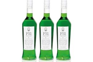 ‎P31 APERITIVO GREEN P31 Aperitivo Green Spritz 3x 1 l aus Italien - Alkohol Vol 11% - Italienischer, fruchtiger, bitterer Cocktail Mix Genuss - Rhabarber, Bitterorange, Ingwer, Heilkräuter