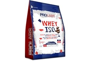 PROLABS – Proteine in Polvere WHEY ISO Isolate e Idrolizzate Pure, Whey Protein + Amminoacidi e Vitamina B6, Crescita e Recupero Muscolare Alta Qualità e Valore Biologico, 1kg Cioccolato 2 Scoop (30g)