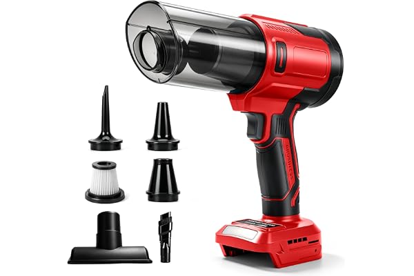 Akku-handhållna dammsugare kompatibla med Milwaukee 18 V-batteri (utan batteri)
