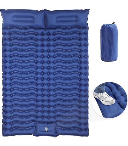 Matelas De Camping Auto-gonflant HiiPeak - Épaisseur 6.5cm - Isotherme R9.5 - Avec Oreiller