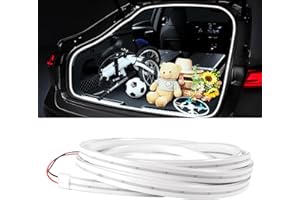 KaiDengZhe Bande Lumineuse du Coffre de Voiture, Bande de Voiture à Découper Flexible pour Le Tronc étanche des Lumières Intérieures à LED (Blanc, 2m / 79 in)