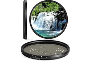 Heysliy 58MM Polarizer Filter, Photography Circular Polarizing Filters with Hight Clarity Optical Glass, Multi Resistant Nano Coated, Durable Lens Protection Filter Enhance Contrast/Reduce Reflection