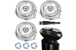 FITBITOP 3 Stück Scherköpfe Kompatibel mit Philips Shaver Series 5000, Rasiererkopf Kompatibel Rasierapparat Ersatzköpfe Für Philips Rasierer SH50/52