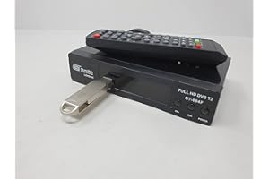 GUMTEK Full HD Freeview Set Top Box Digital TV Receiver with USB HDMI and SCART Connection with 32GB USB
