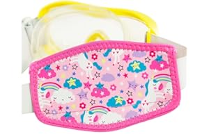 AMUSEPROFI Neoprene Diving Mask Strap Cover for kids – Diving Mask Slap Straps - Neoprene Cover for Dive and Snorkel Masks- Kids’ Neoprene Cover for Swimming Goggles
