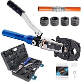 Professional pressure pliers, contour TH 16-20-26-32 pressure tool set, for composite pipe with TH contour fittings, jaw inse
