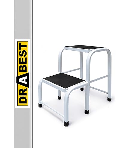 ALIAOFORZ 4-traps Ladder Kruk | Houten Trapladder | Opvouwbare Ladder Stoel | Multifunctionele Veiligheid Antislip Opstapkruk voor Volwassenen Kinderen, Huishoudelijke Kantoor Keuken Bibliotheek Multifunction/a