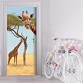 Horror-Dinosaurier Fototapete Für Türen - Selbstklebend & Abnehmbar | 85x200cm