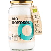 Bio Kokosöl CocoNativo - 1000mL (1L) - Bio Kokosfett in Rohkostqualität | Kokosnussöl - Premium, Nativ, Kaltgepresst, Rein