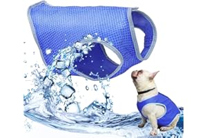 SEGMINISMART Dog Cooling Vest,Cooling Vest for Dogs,Dog Cooling Jacket,Dog Cooling Coat,Pet Cooling Vest,Cooling Jacket for Dogs,Dog Ice-cooling Harness Coats,Breathable Mesh Ice Vest,New Upgrade (M)
