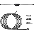 Antenne Radio FM Antenne Dipôle 75 Ohm Avec Connecteur De Type F Cable Dextension 3m Pour Systeme De Musique Recepteur Stereo 90540065