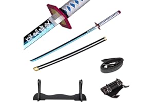 Churgigi Anime Japonés, Espadas Japonesas, Anime Katana Cosplay Sword, Katana Sin Filo, Protagonist Katana, Demon Slayer, Tanjiro, Zenitsu, Rengoku,
