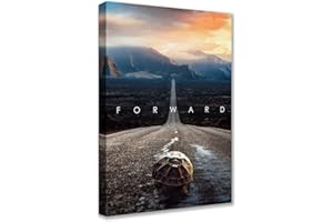 Walarky Mindset is Everything 1 Stück inspirierende Unternehmer positive Zitate Leinwanddrucke Heimdekoration Wandbilder für Wohnzimmer Leinwand Gemälde Move