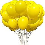 JARTTY Palloncini Giallo Palloncini Gialli Lattice Opaco Palloncino Festa 40cm 50pezzi Fidanzamento Matrimonio Compleanno Bat