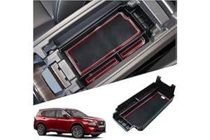 Ruiya per Nissan X-Trail T33 2022 2023 2024 Console Centrale Portaoggetti, Organizer da Braccioli per Console Centrale Consolle Braccioli Vano Contenitore Portaoggetti Accessori Nissan X-Trail