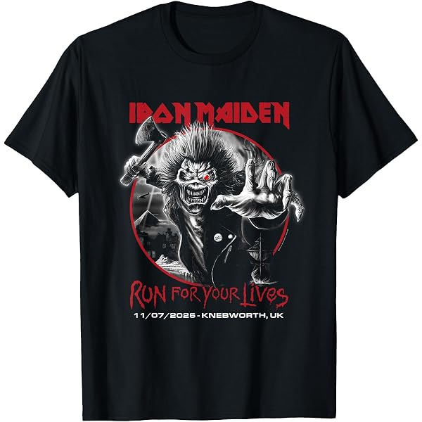 Iron Maiden Eddie Bike T-Shirt : Amazon.co.uk: Fashion