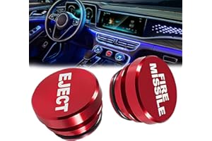 TEDBED Car Cigarette Lighter Cover Cap Metal Cigarette Lighter Plug Cover 2pcs Universal Dustproof Waterproof Mini Car Gadgets 12V Car Interior Accessories Taxi Replacement Parts Button for Most Vehicles
