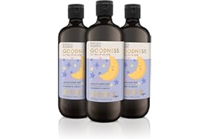 Baylis & Harding Goodness Kids Lavender & Vanilla Natural Bubble Bath, 500 ml (Pack of 3) - Vegan Friendly