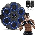 Togieeii Music Boxing Machine，Smart Bluetooth Music Boxing Machine with LED Screen，Wall Mounted Musical Boxing Machine with Boxing Gloves，Music Boxing Machine for Adults and Kids use in home or gym