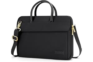 RAINYEAR MAKE LIFE EASIER RAINYEAR Borsa per laptop da 14 pollici compatibile con Macbook Notebook Computer Chromebook da 13-14 pollici, borsa messenger in poliestere, valigetta con maniglia e tracolla