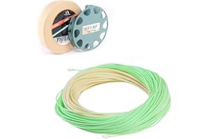 Sprinton Maximumcatch Spey/Switch Schwimmende Fliegenschnur WF3/4/5/6/7/8/9/10/11F, 27,5-30,5m lang, mit 2 Schlaufen Spezielles Design für Fliegenfischen Schnur