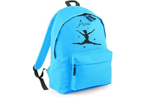 Absolutely Top Girls Personalised Gymnastics Split Jump Backpack