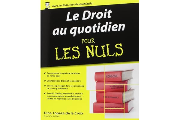 Le Droit au quotidien pour les Nuls