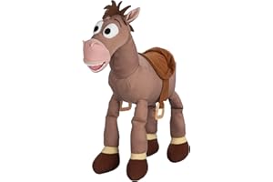 Disney Store Official Bullseye Medium Soft Toy, Toy Story, 39cm/15”, Plush Pony Character Figure with Felt Tail and Mane, Suitable for Ages 0+