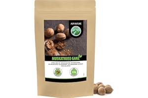 Alpi Nature MUSCAT NUCK całkowicie (250 g) około 40-50 sztuk orzechy gałki muszkatołowej 100% naturalne oczywiście bez dodatków wegańskie