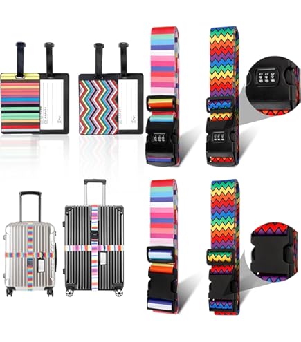 Cinghia Personalizzata Per Bagagli 180cm X 5cm, Cintura Per - Foto 5