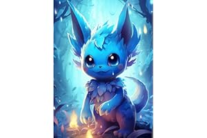 XIANGPICA Pintura de Diamantes 5D DIY Kit Completo,Elfo A-Bordado en Punto de Cruz, Diamantes de Imitación de Cristal, Cuadros Artísticos en Lienzo, Pintura por Números para Adultos Niños Decoración Hogar