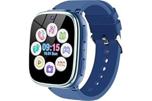 Sepdek Smartwatch Kinder mit Telefon - Uhr Kinder Smartwatch mit Schrittzähler Spiele Anruf SOS Musik Kamera Wecker Smart Watch Kids Kinderuhr Geschenk für Jungen Mädchen 4-12 Jahren (Dunkelblau)