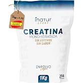 Creatine Monohydrate Powder 1 kg / 294 doses &ndash; 100% Micronised Creatine Monohydrate &ndash; Pure &ndash; No Additives &ndash; Flavourless &ndash; Veg